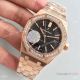Audemars Piguet ROYAL OAK 3120 Replica Watch Rose Gold Diamond Bezel Black Dial (3)_th.jpg